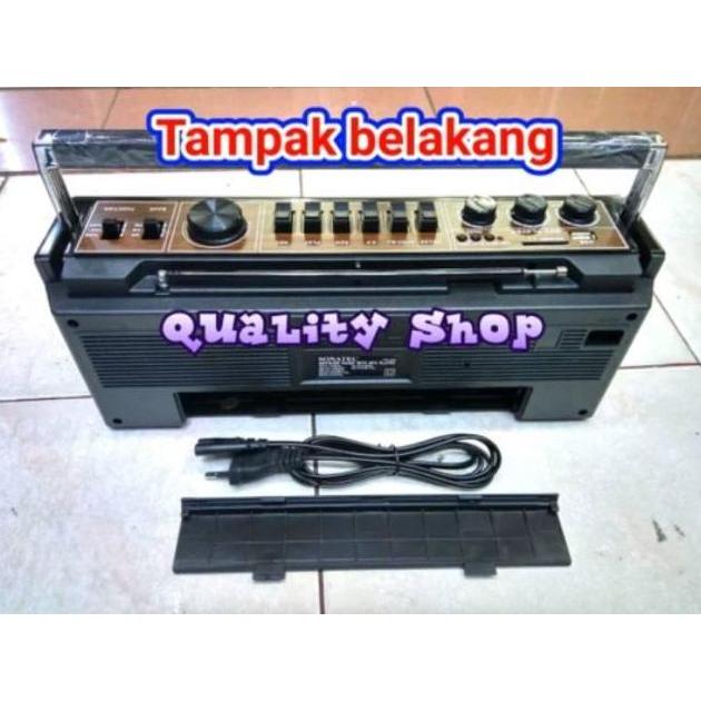 Allthebest- Mini Compo Jadul Sonatec PR 259 Kaset Pita Usb Sd Radio Fm/Am/Sw
