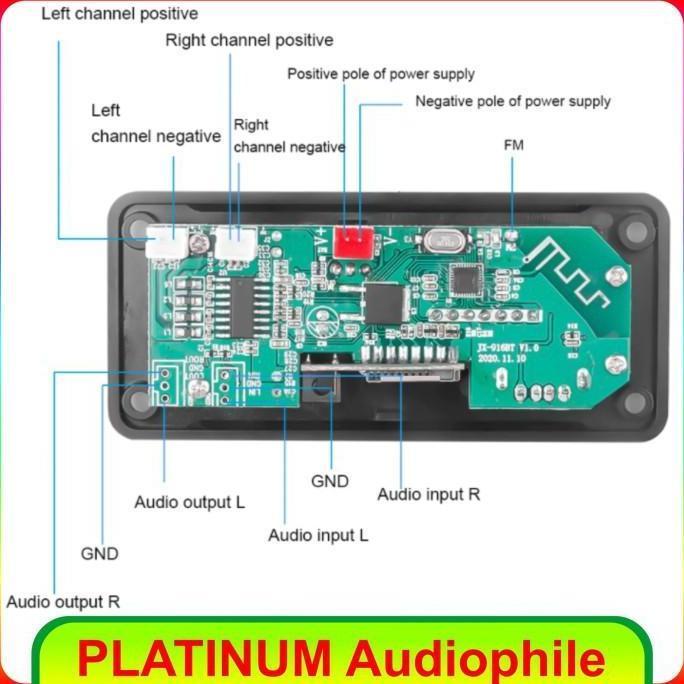 Allthebest- MP3 Bluetooth Deer Class D Amplifier 2X 25W MP3 Recorder Recording