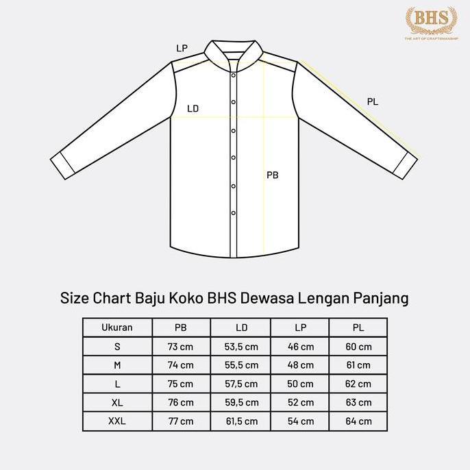 Baju Koko BHS Cosmo Suhaib Navy
