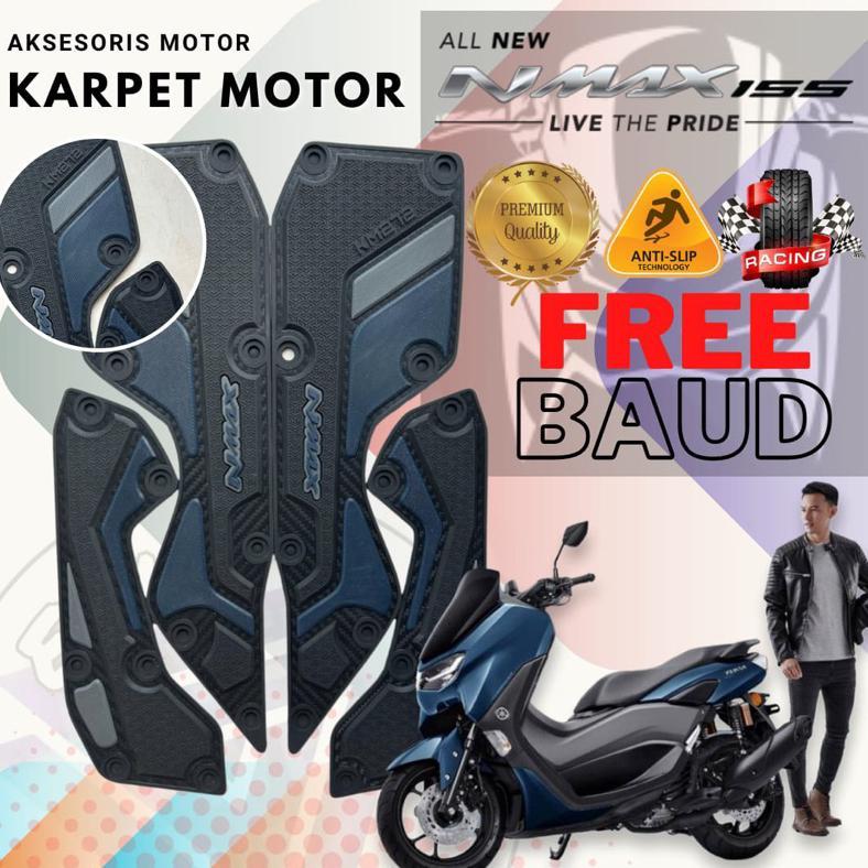 Karpet Motor Nmax All New Thn 2021 sd 2024 / Alas Kaki Motor Nmax / Pijakan Kaki Motor Nmax