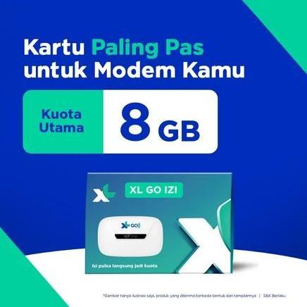 baruniastore - kartu perdana xl go - khusus perangkat mifi (modem portable wifi)