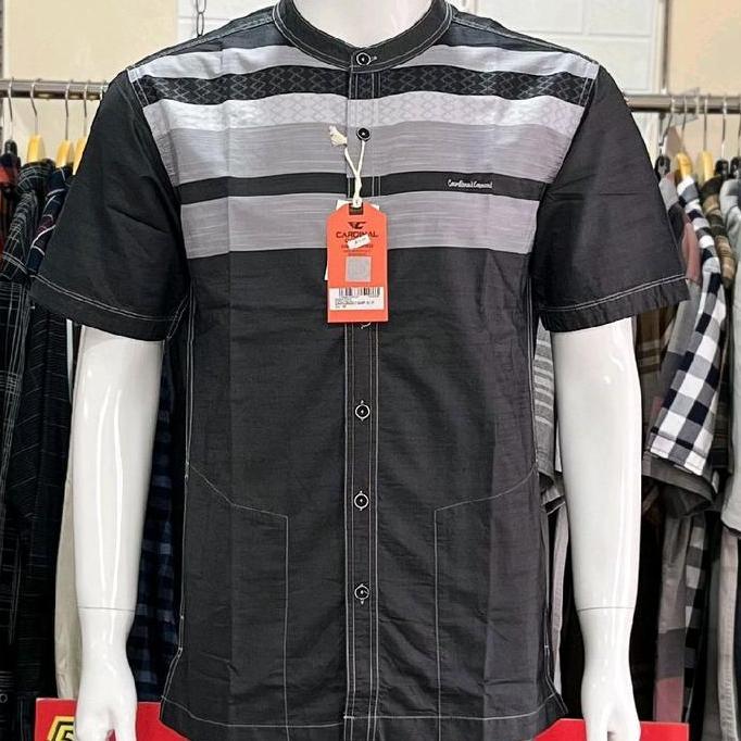 TERMURAH BAJU MUSLIM KOKO KEMKO KEMEJA KOKO PRIA MOTIF BARU CARDINAL CASUAL