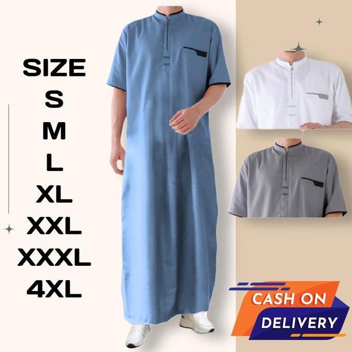 Gamis Pria Arab Baju Gamis Pria Terbaru 2024 GAMIS JUMBO