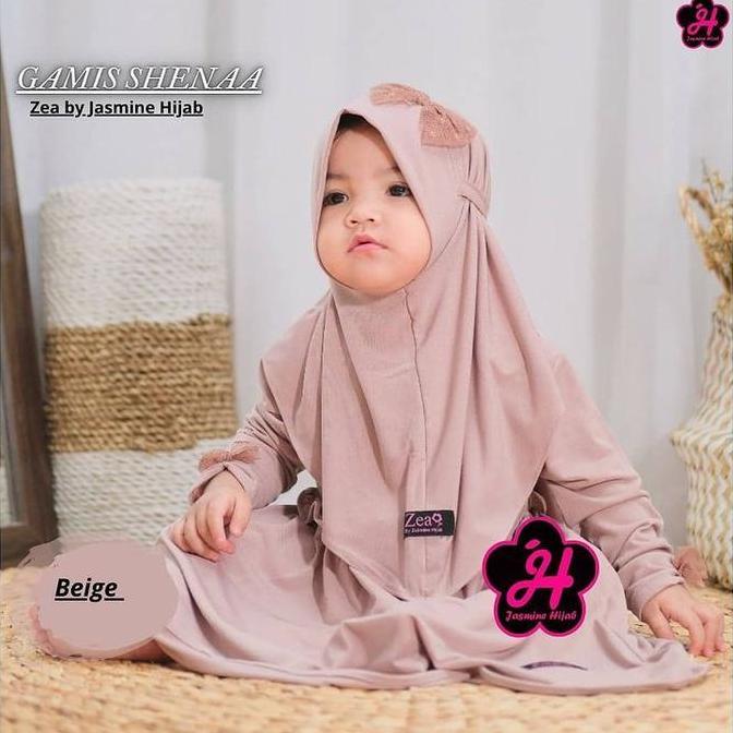 GAMIS BABY NEW BORN BAJU GAMIS BAYI MUSLIM ANAK PEREMPUAN SET HIJAB