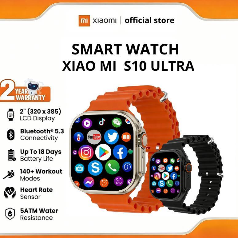 Big Sale [100% Asli Garansi 24 Bulan][2026New]Xiaomi Smartwatch 10 Ultra Android/Ios Operating Syste