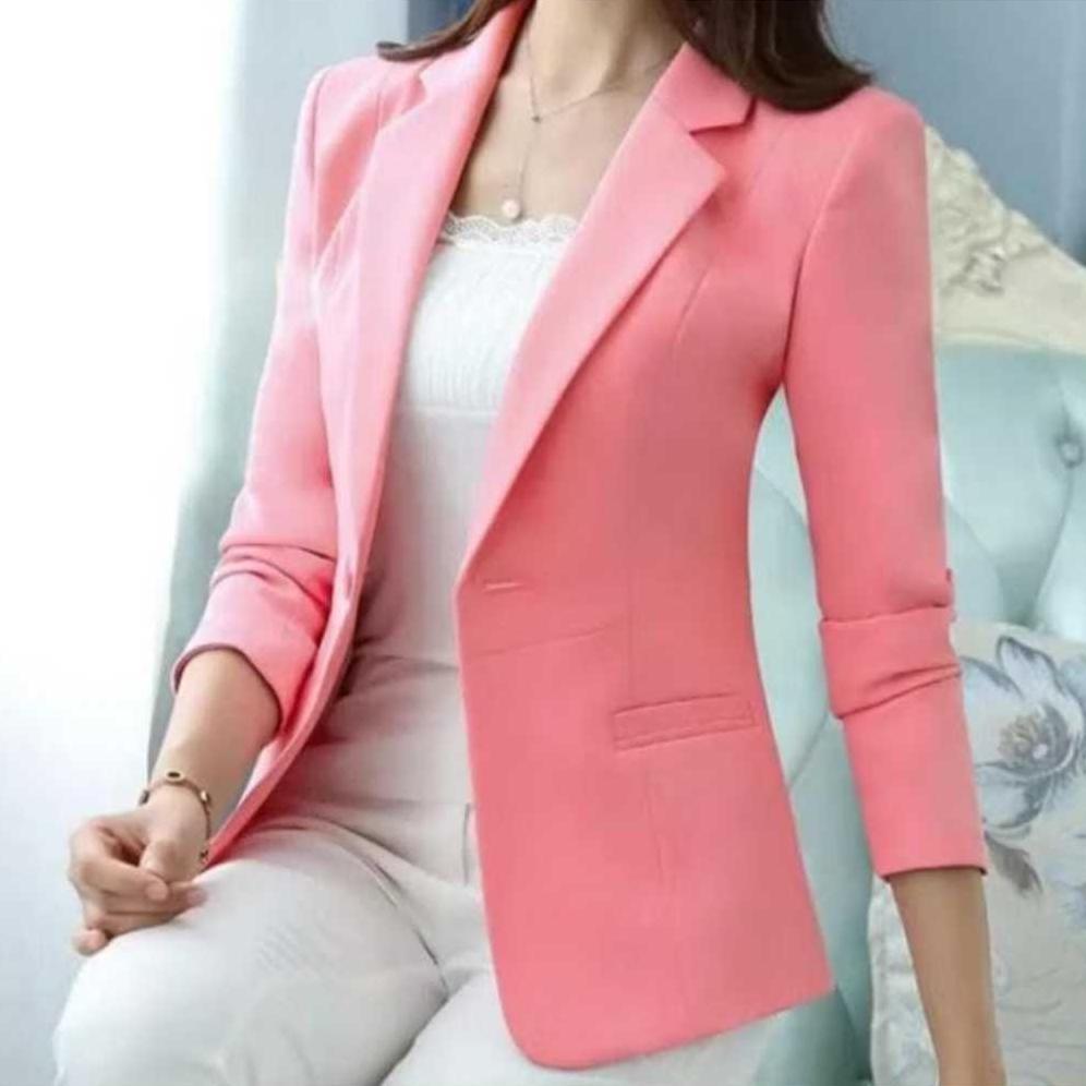 FREE ONGKIR JAS BLAZER WANITA/BLAZER CEWE HITAM FORMAL SEMI FORMAL/BLAZER WANITA SLIMFIT