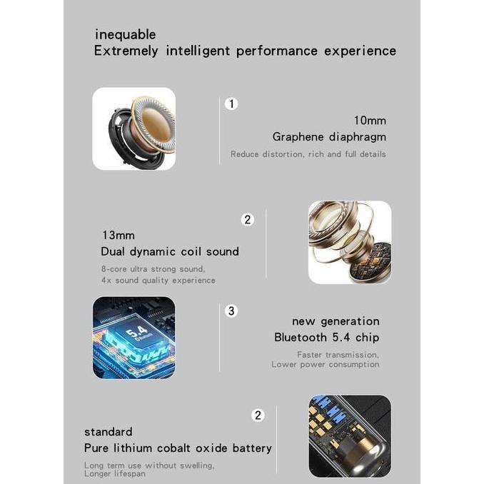 BOSE&OG Air 2 TWS wireless headphones earphone Bluetooth-compatible 5.0 waterproof headset with mic 