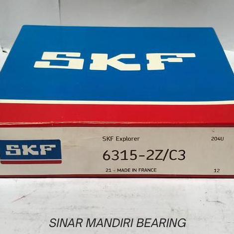 BEARING 6315 2Z C3 / ZZ C3 SKF