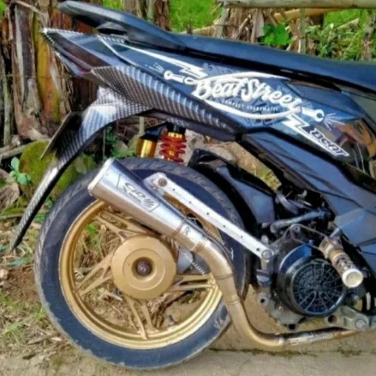 Promo Knalpot Cld X Monster/Laser Inlet 38 Beat Karbu Mio Vario Scoopy Nmax Aerox