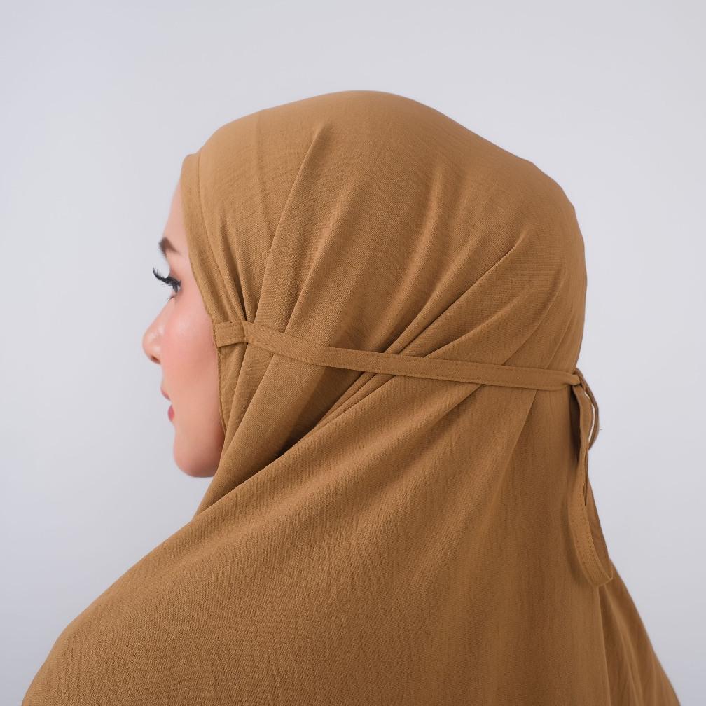 CUCI GUDANG Khimar Jumbo 5XL Crinkle Airflow Premium Jilbab Syari Non Pet Panjang Adem