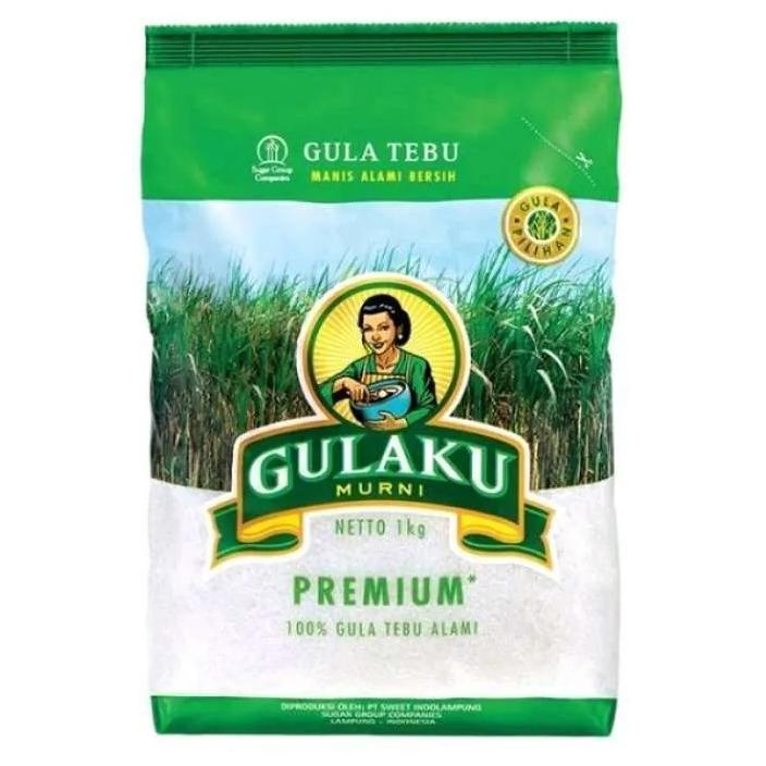 Gulaku Gula Pasir 1kg Hijau Kartonan