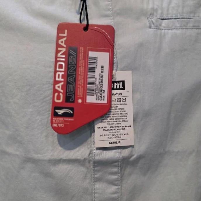 BAJU KEMKO CARDINAL JEANS ORINAL ATASAN PRIA SLIM TANGAN PANJANG