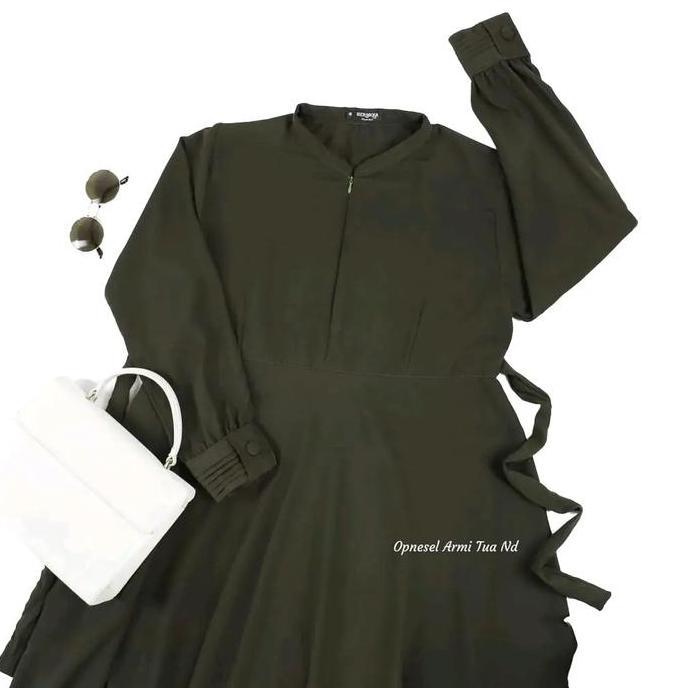 [Gamis Hermosa] Gamis polos army premium hermosa opnesel army-gamis polos army-gamis army umbrella 4