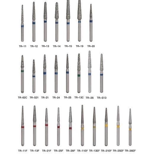 mata bor gigi dental burs highspeed diamond tapper round