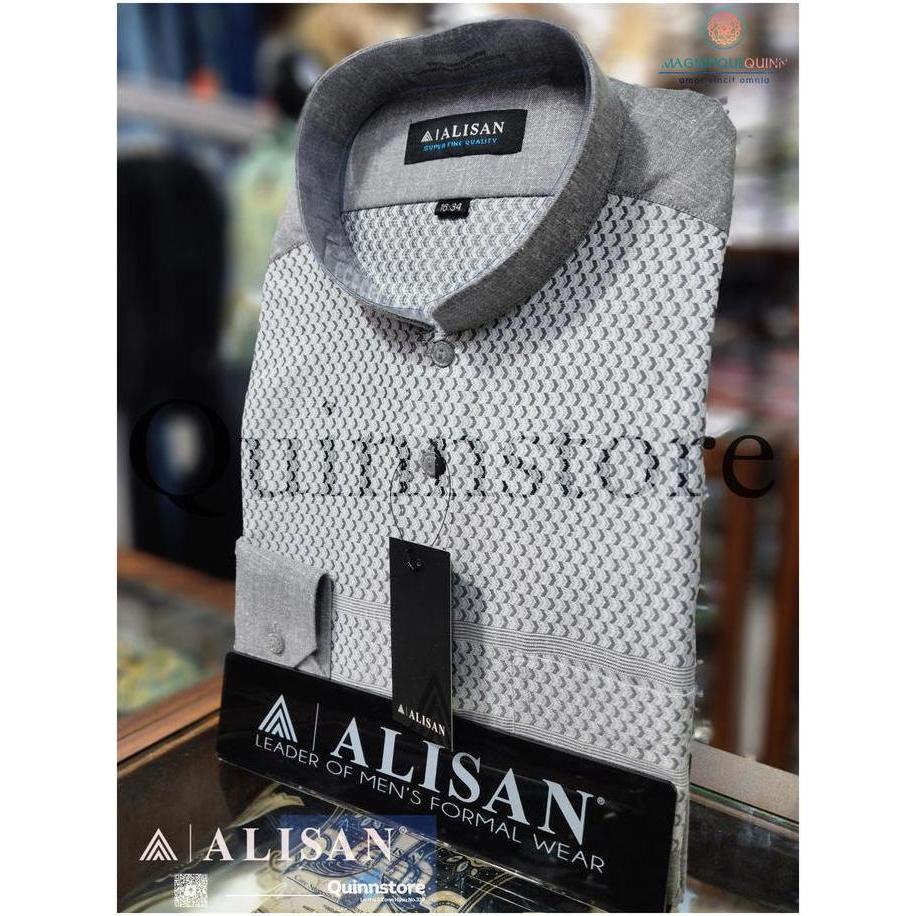 ALISAN Original Kemeja Koko Fashion - Koko Motif - Lengan Panjang - Reguler - Varian Motif Warna
