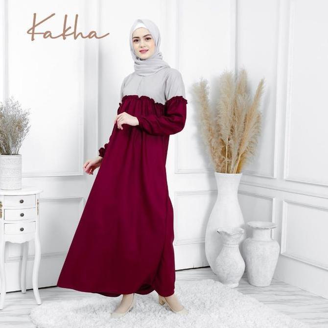 Kakha- Raya Series (Maroon) - Sarimbit Keluarga muslim