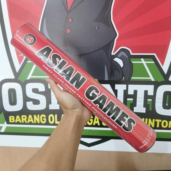 Lansungkirim- Asian Games Merah Shuttlecock Kok Badminton Bulu Tangkis Original