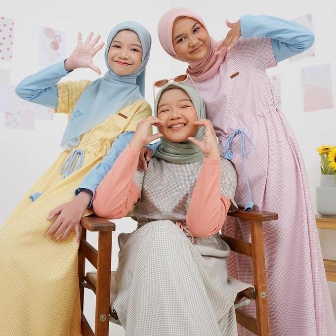 Gamis anak perempuan / baju muslim anak fashion muslim anak perempuan