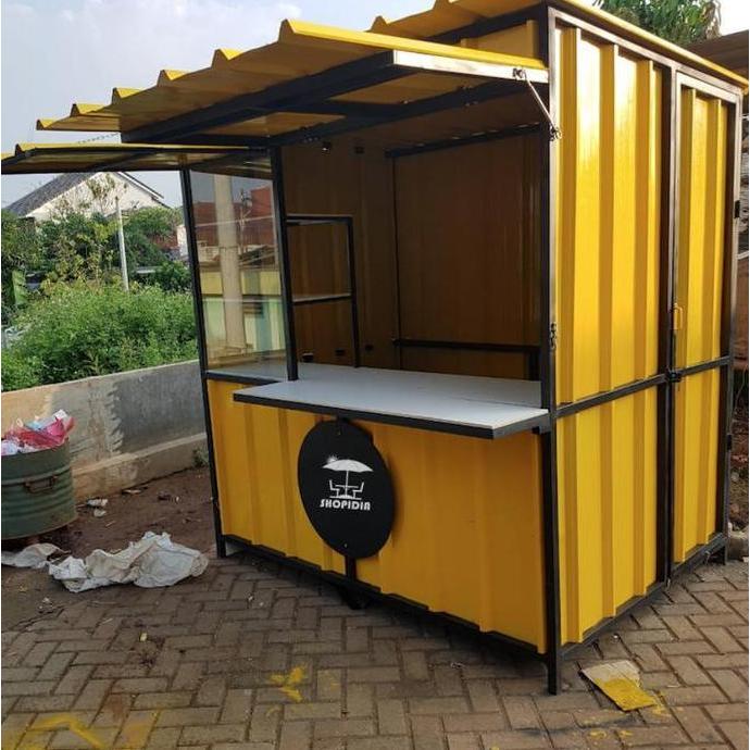 Terlaris Booth Kontainer / Gerobak Kontainer / Gerobak Costum Cafe Resto