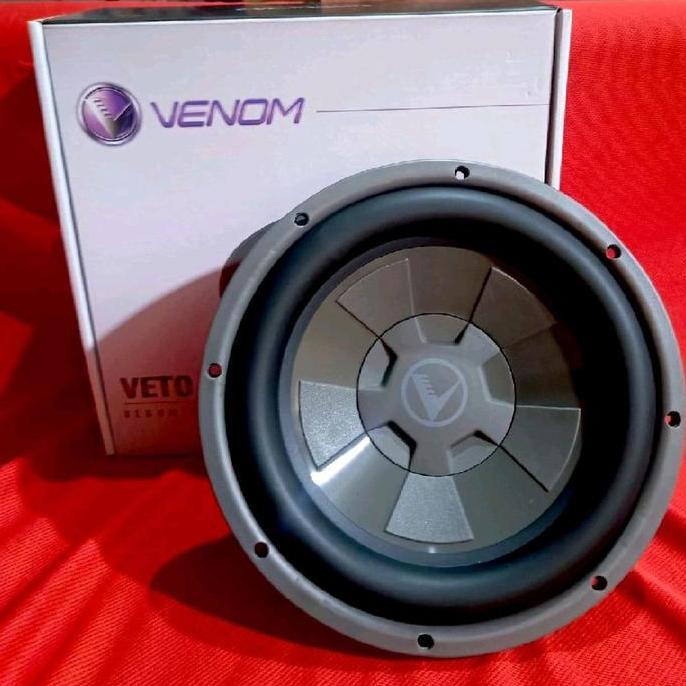 Subwoofer mobil 10 inch venom elemento veto 10 original garansi resmi terlaris