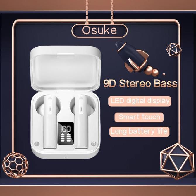 L35 Headphone Bluetooth Full Bass Tws Headphone Nirkabel Peredam Kebisingan dengan Mikrofon Untuk An