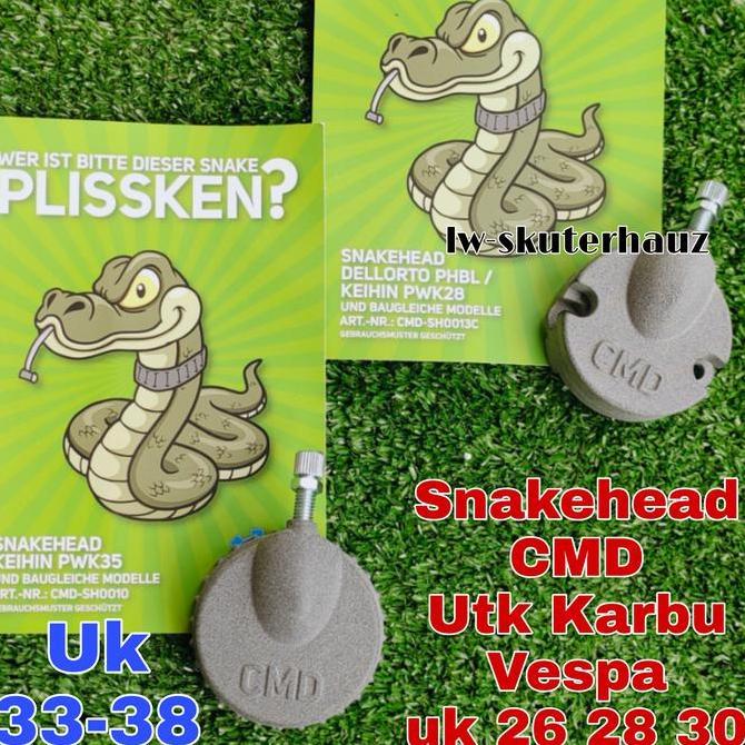 Snake head Original CMD utk Karbu PWK 26-28-30