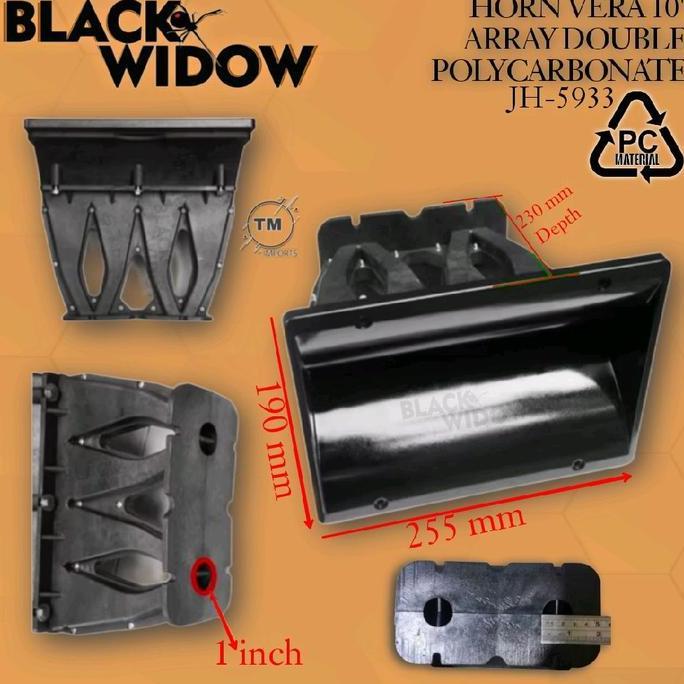 Promo Horn Tweeter Line Array Vera 10 Inch Double / Dobel Import Bahan Polycarbonate Original - Coro