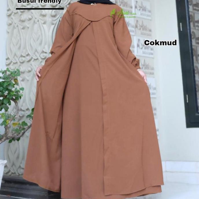 dress cbkk new model, dress busui aini modiste Muslim Pekalongan Gamis Wanita