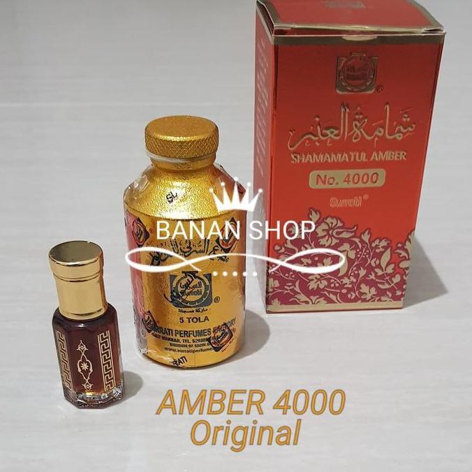 PARFUM SHAMAMATUL AMBER 4000 l AMBER 4000 l AMBAR SURRATI 3ml