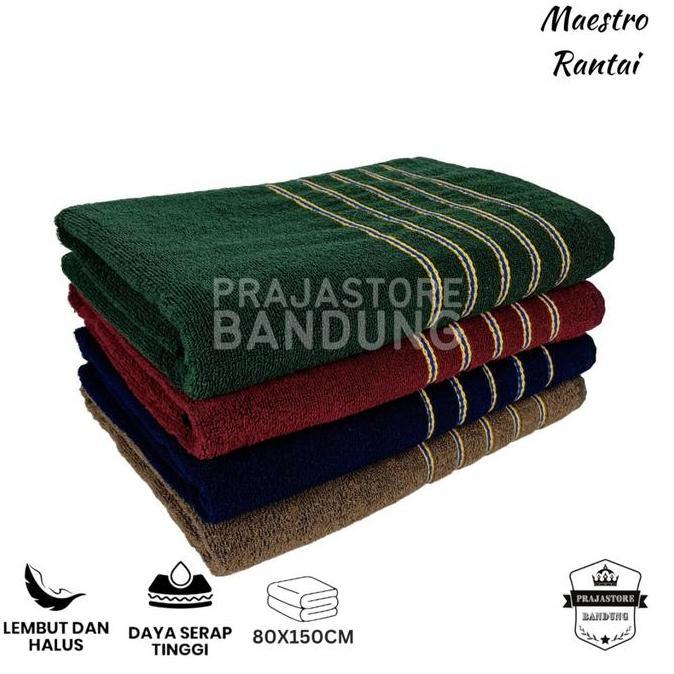 Byurr- Handuk Mandi Dewasa Jumbo Size 80X150 Maestro Rantai Tebal Lembut Menyerap Air Anduk Haduk Ha