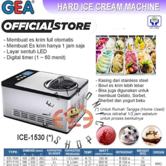 Sale Gea Ice 1530 - Mesin Pembuat Hard Ice Cream - Hard Ice Cream - Promo