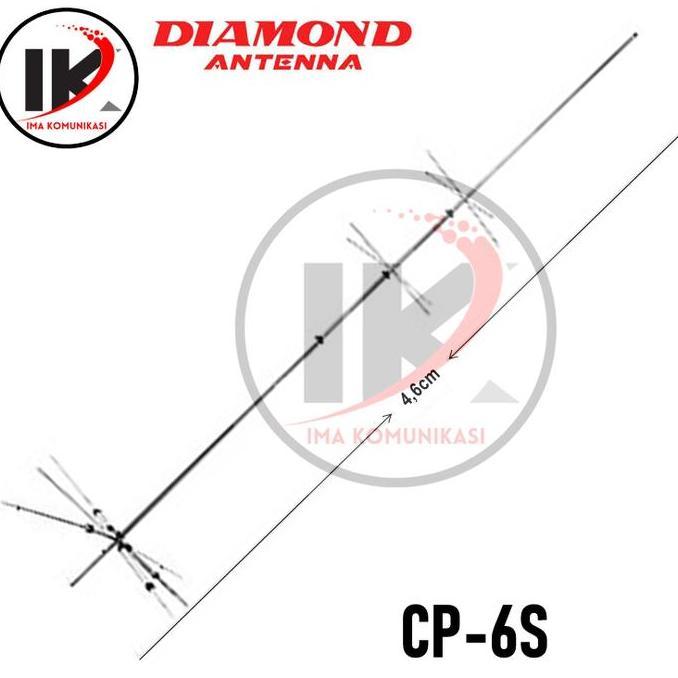 Promo Antena Base Diamond Cp6S Hf 6-Band Base Vertical Antenna