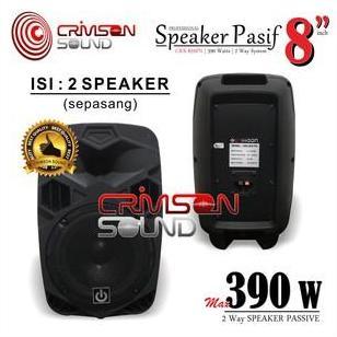 SPEAKER PASIF CRIMSON 8 Inch CRX-859 FN Sepasang terlaris