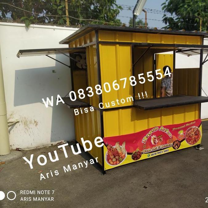 Terlaris Booth Container 2X1,5 Dengan Exhoust