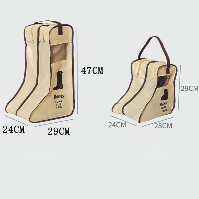 Boots Storage LONG /Tas Penyimpanan Sepatu/Boots Storage Short Ankle/Tas Penyimpanan Boot Tahan Air/