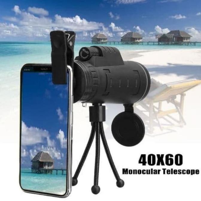 Telescope Monocular Teleskop 40x60 HD Super Zoom Teropong Hp 40 x 60 k terlaris