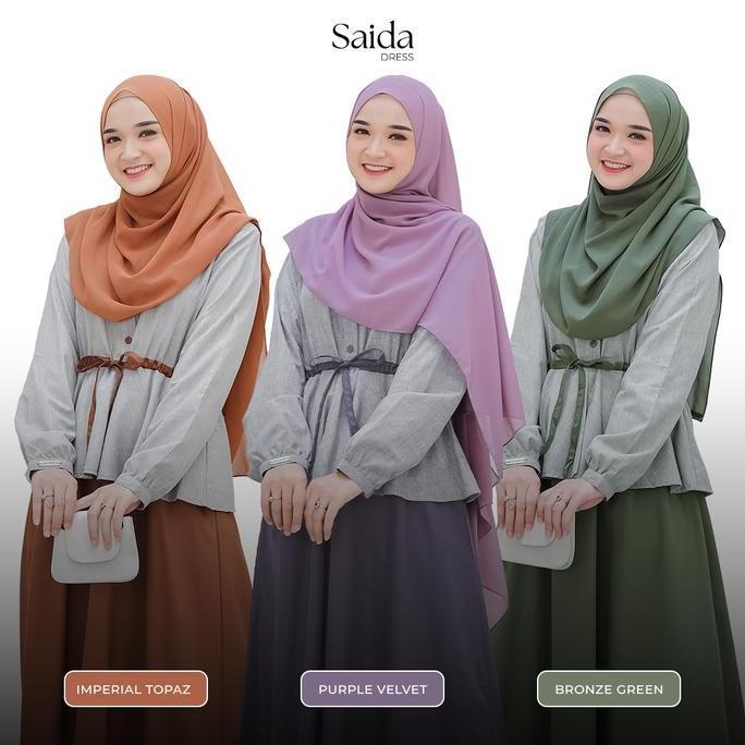 Yasmeera Official | Saida Dress (Gamis 2 in 1)
