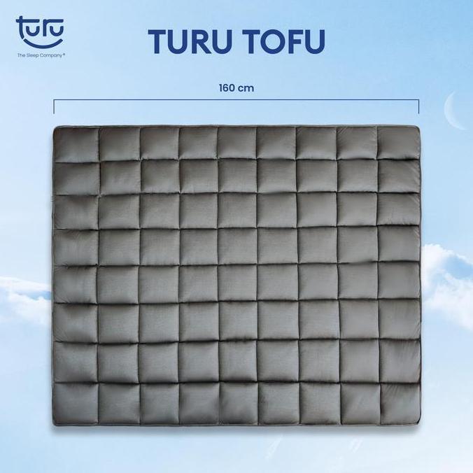 TURU TURU Tofu Kasur Lantai Gulung Premium / Travel Bed Premium / Matras Lantai Kasur Piknik (FREE T