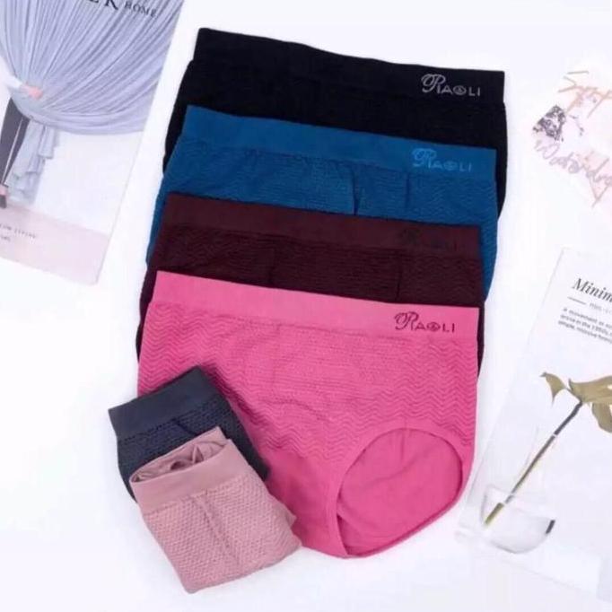 3,6,12Pcs CD Piaoli Celana Dalam Wanita Dewasa Rajut CD Semi Korset