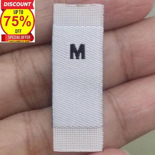 [SR] LABEL WOVEN RAJUT BORDIR COTTON ALL SIZE LIPAT SUPER PREMIUM CO 1X DI KIRIM 600PCS