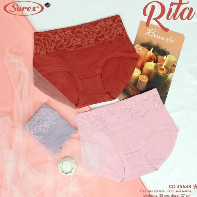 Sorex - Celana Dalam Wanita Sorex Renda Premium / CD Brokat /CD Renda
