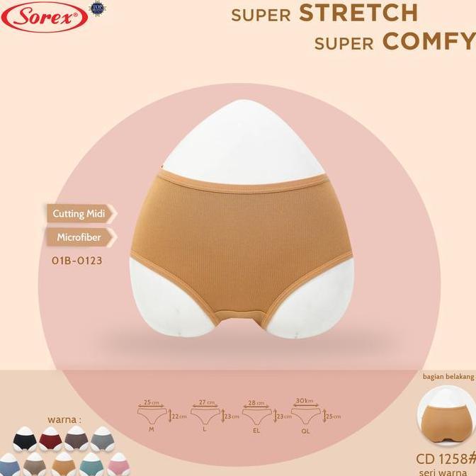 celana dalam wanita salur sorex 1258 super stretch