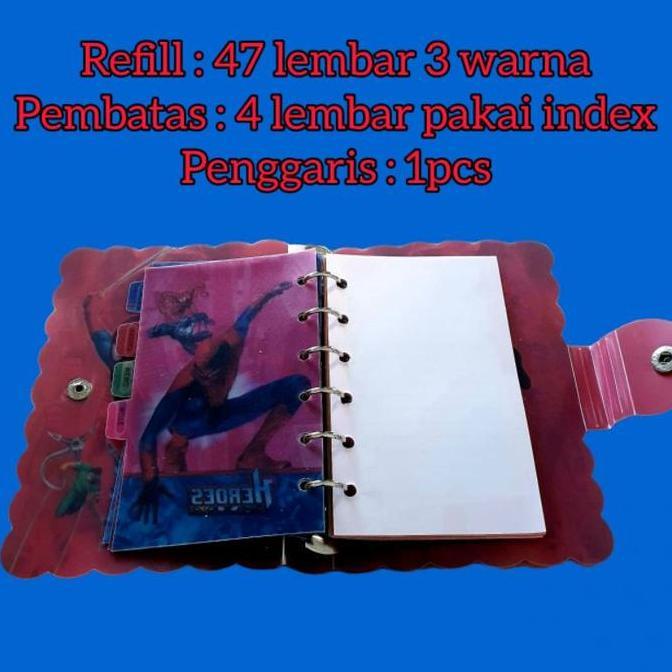 BINDER kecil mini ukuran A6 ORGI Stationery