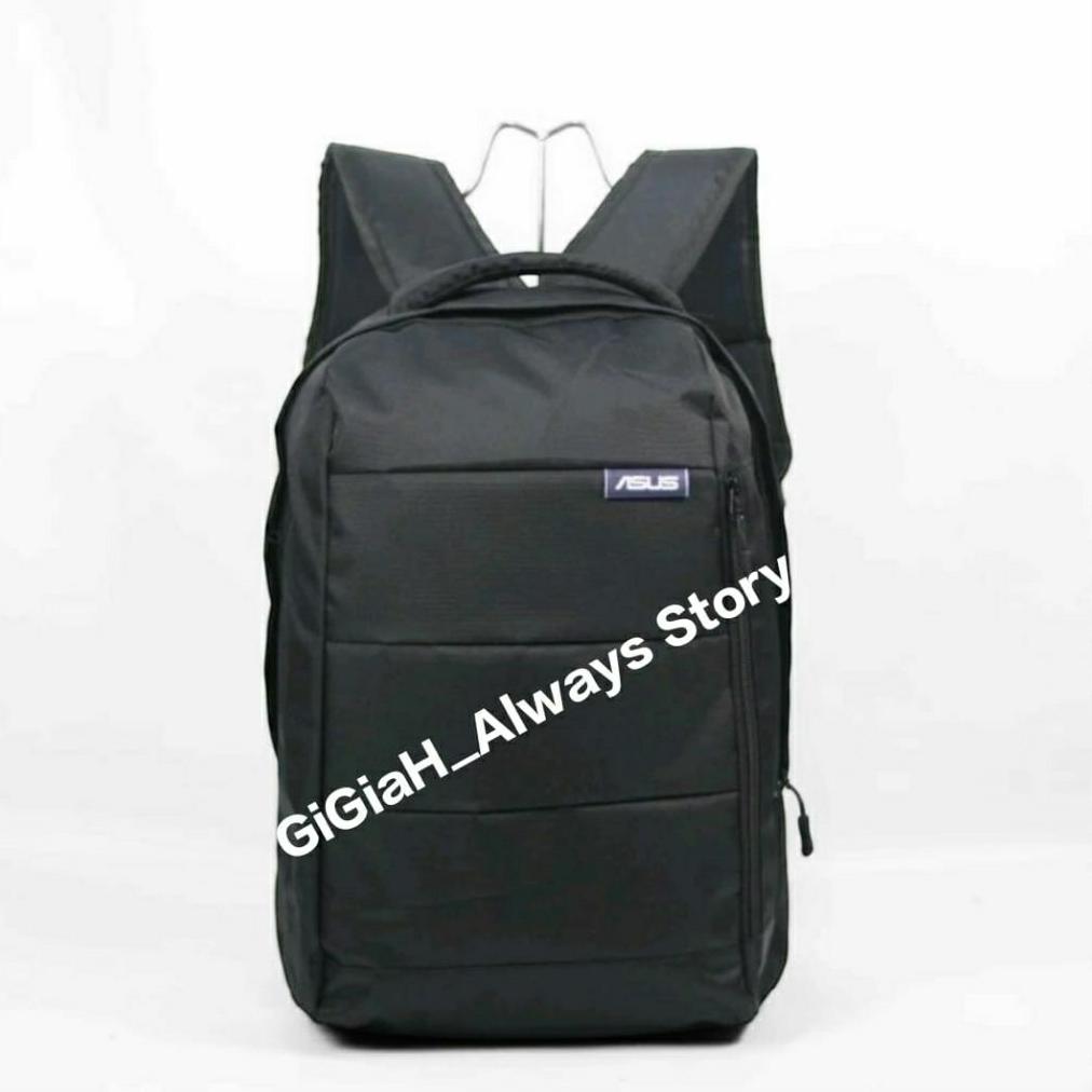 CUCI GUDANG TAS RANSEL LAPTOP ASUS, ACER, LENOVO, HITAM POLOS, TAS RANSEL LAPTOP PREMIUM TAS BACKPAC