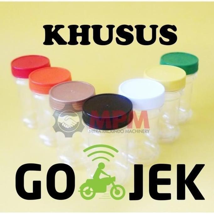 [GROSIR 100pcs GOJEK] Botol Sambal Toples Plastik Sambel Bumbu 150 ml