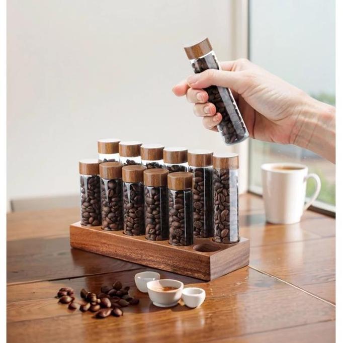 Botol Tabung Sample Botol Tabung Display 6 buah [6set] Kopi Botol Tabung Contoh Botol Tester Tabung 