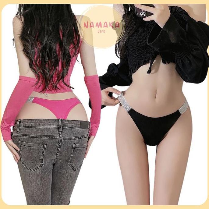 [NL] CELANA DALAM LINGERIE SEKSI PEREMPUAN CD KOLOR KATOK CANGCUT THONG G STRING GSTRING Y HOT WOMAN