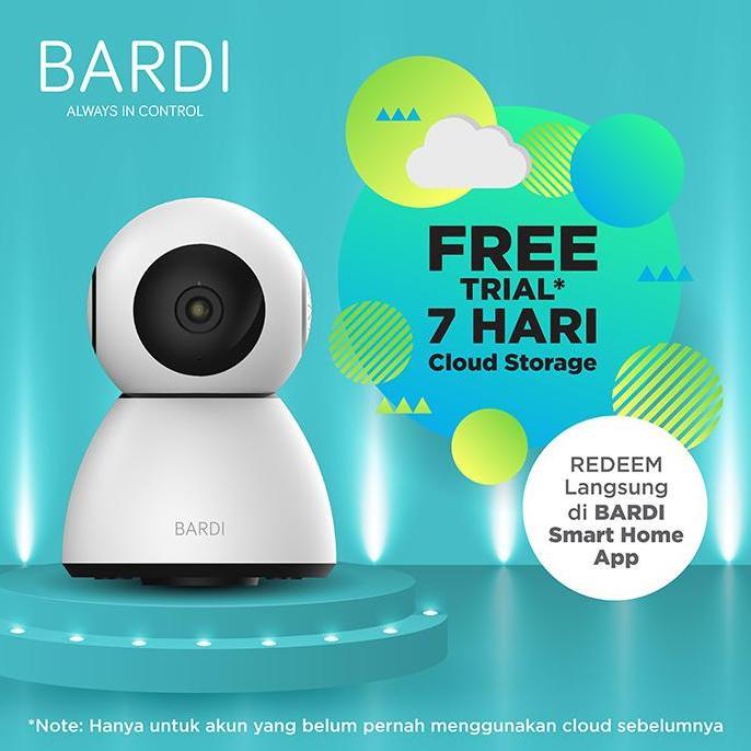 NEW BARDI Smart IP CAMERA CCTV 360 INDOOR PTZ PAN TILT ZOOM Wifi HOME