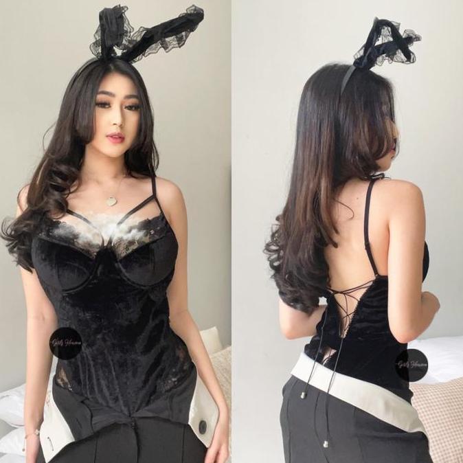 Veronica Sleepwear Bodysuit [ Girlsheaven_id ]