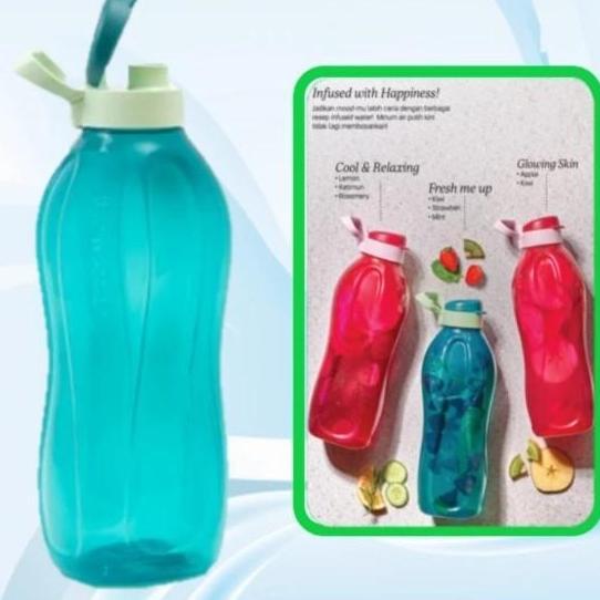 Tupperware Original Eco Bottle 2L Botol Minum Handle 2 Liter